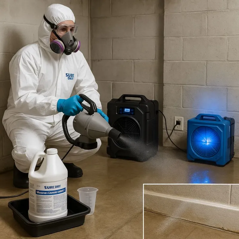 Sanitization and Odor Removal process in South Highpoint, FL
