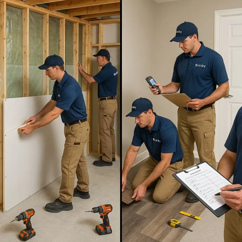Repairs and Reconstruction process in South Highpoint, FL